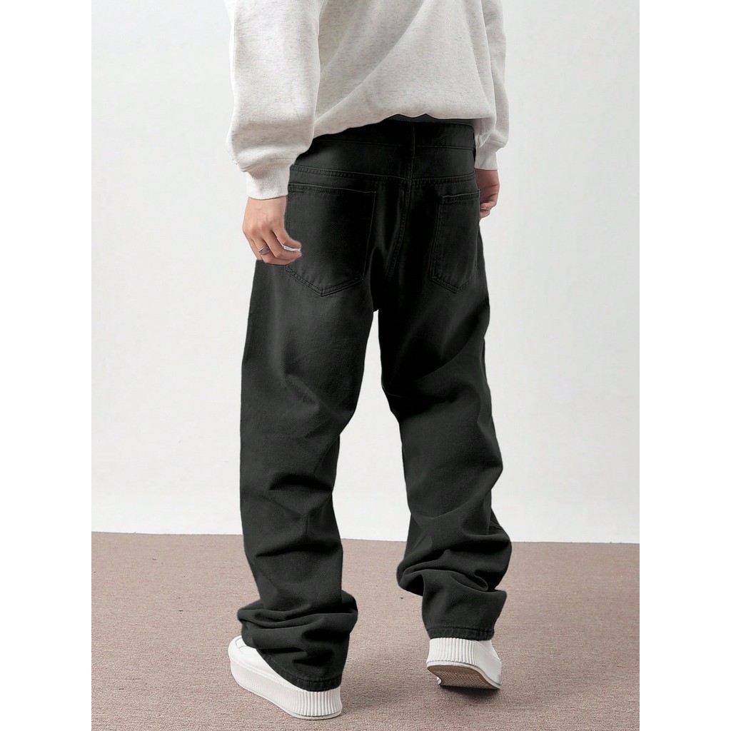 Nan Pants Wide Men'S Jeans Men'S Wide Pants Black Baggy Jeans Baggy Jeans Casual Pants