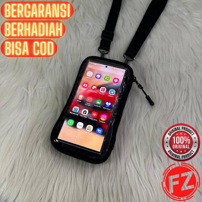 DG3W Waterproof Anti Air Tas Dompet Hanging Phone Sako Wallet Gantung Kalung Leher Selempang Hp