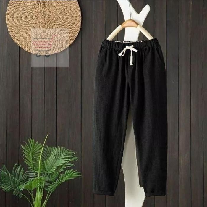 CELANA PRIA LINEN PANJANG PREMIUM//LINEN LONG PANTS//CELANA PANTAI