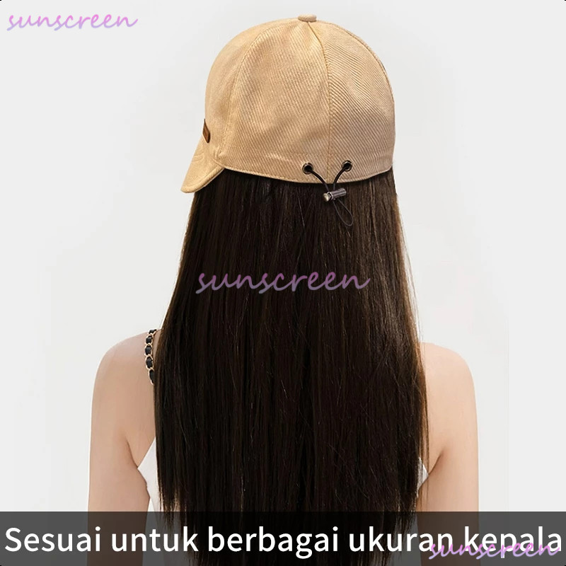 Beaded Bloom Topi Matahari Topi Olahraga Wanita Sport Hijab Topi Wanita