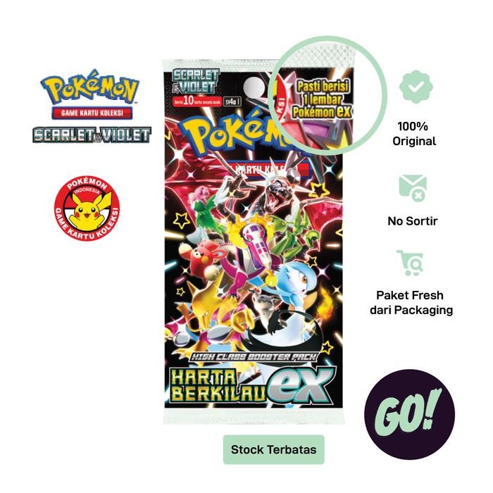Harta Berkilau Ex Booster Pack - Kartu Pokemon Indonesia