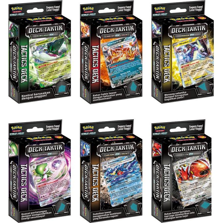 Pokemon TCG Kartu Koleksi Scarlet & Violet Deck Taktik - Starter Deck
