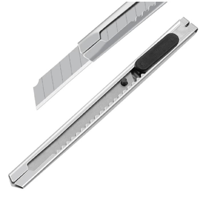 

Hot Promo! Cutter Alat Potong Cutting Knife Auto Lock Stainless Besi Kecil Murah