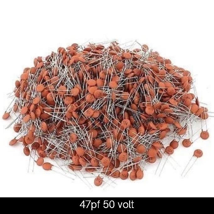 Kapasitor keramik 47pf 50 volt Original