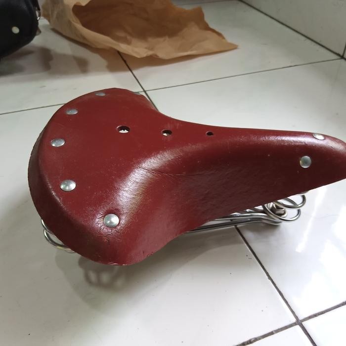 Sadel / jok sepeda ontel / ojek / 28 model kuno / jadul / antik