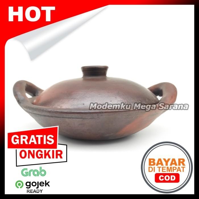 JTTOP" WAJAN SERABI CETAKAN SERABI SOLO TANAH LIAT GERABAH - DIAMETER 17 CM