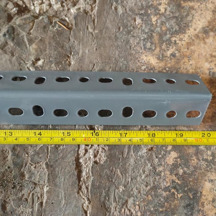 Terlaris Siku Lubang Besi Rak Per 50Cm