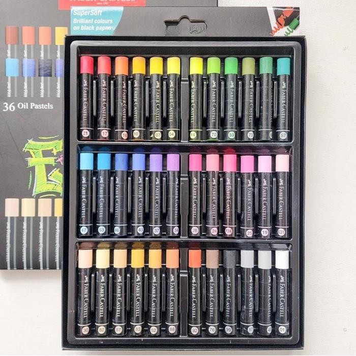 

Faber Castell Black Edition Oil Pastel Series 36/48 Colour #Gratisongkir