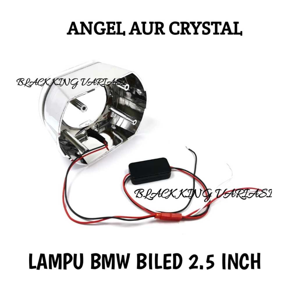 Shroud 2.5 Inchi Angel Aur Lampu 2,5 Inch Shroud Shroud Biled Projector Projie Motor Mobil