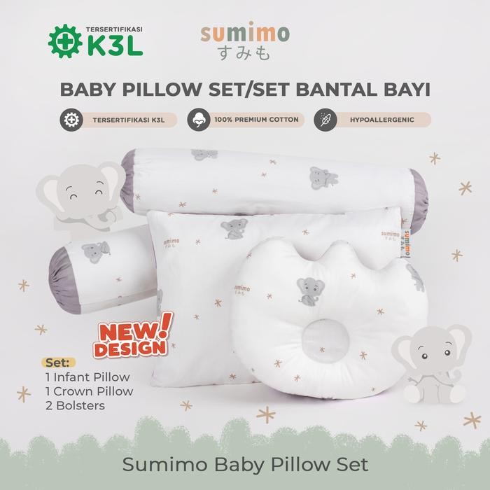 BabyCare- Sumimo Baby Pillow Set Bantal Guling Bayi Set