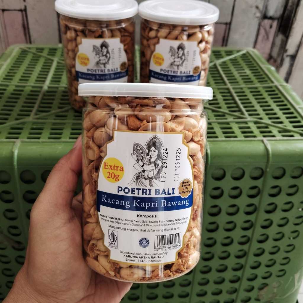 

Kacang Bawang Kapri REZEKI Poetri Bali 330gr