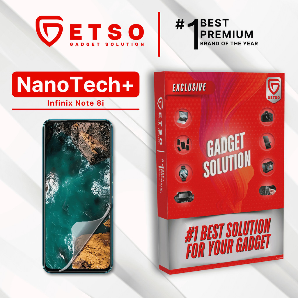 GETSO EPU BIO GENESIS Hydrogel for Infinix Note 8i / Screen Guard (Nanotech+ 100% Recycle) Premium H