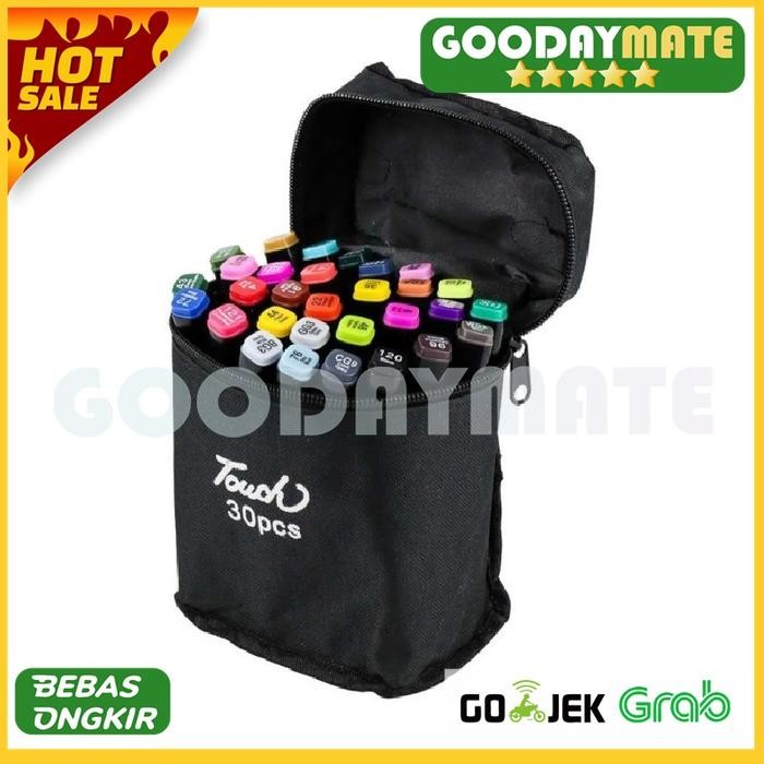 

Touch Spidol Dual Side Fine Art Marker 30 Color - T30