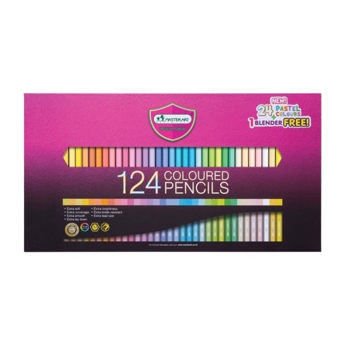 

Master Art Pensil Warna /Colour Premium Grade 124Clr