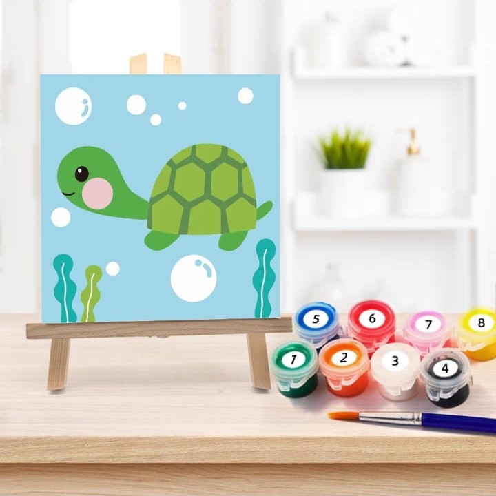 

[BS] Painting by Number Children Canvas Under the Sea/Set Kanvas Lukis Anak Versi Hewan Laut