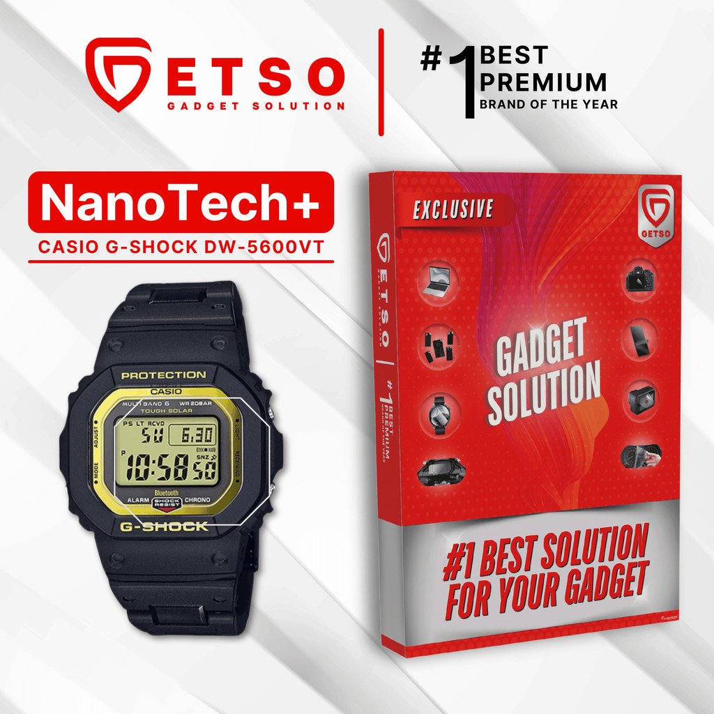 GETSO EPU BIO GENESIS Hydrogel for Casio Smartwatch G-Shock DW-5600VT / Screen Guard (Nanotech+ 100%
