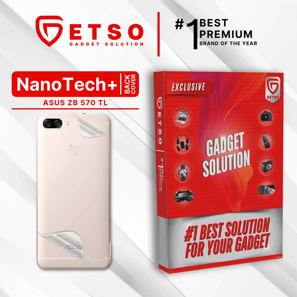 GETSO EPU BIO GENESIS Hydrogel for ASUS ZB570TL / Back Cover Guard (Nanotech+ 100% Recycle) Premium 