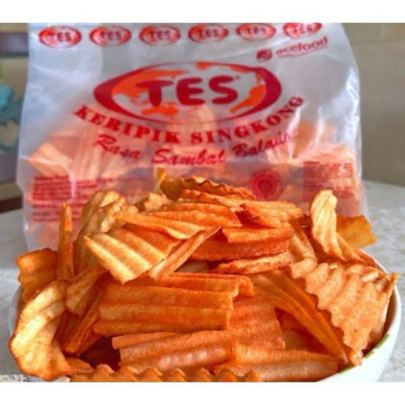 

SINGKONG BAKAR BALADO TES 500gr (PACKAGING PABRIK)