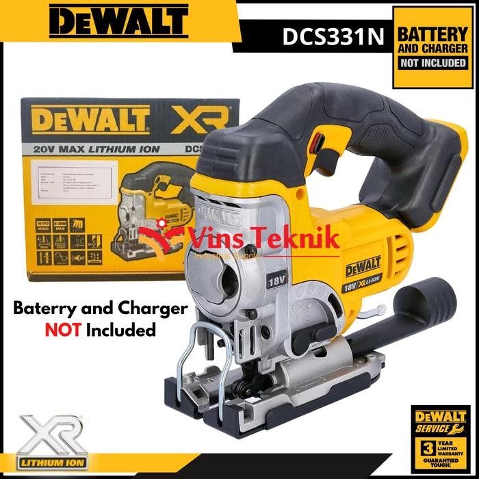 PREMIUM Mesin gergaji baterai cordless jig saw jigsaw DCS331N DEWALT DCS331