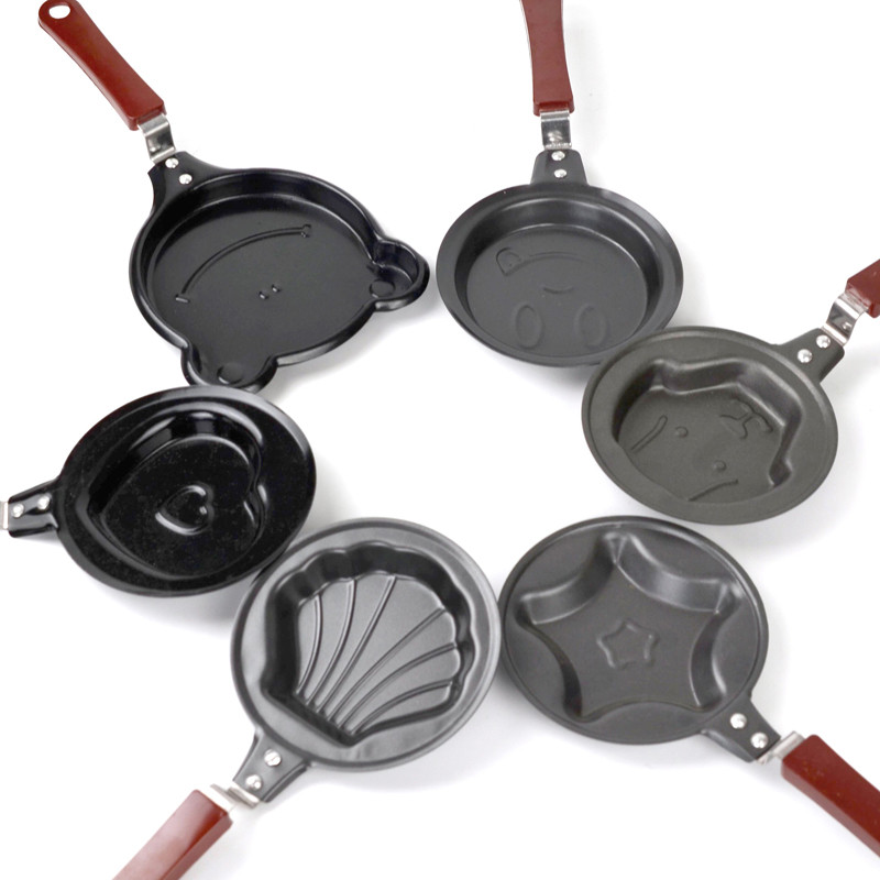 Cetakan Kartun Dadar Wajan Omelet Lucu Mini Sarapan Telur Pembentuk Wajan Penggorengan Antilengket P