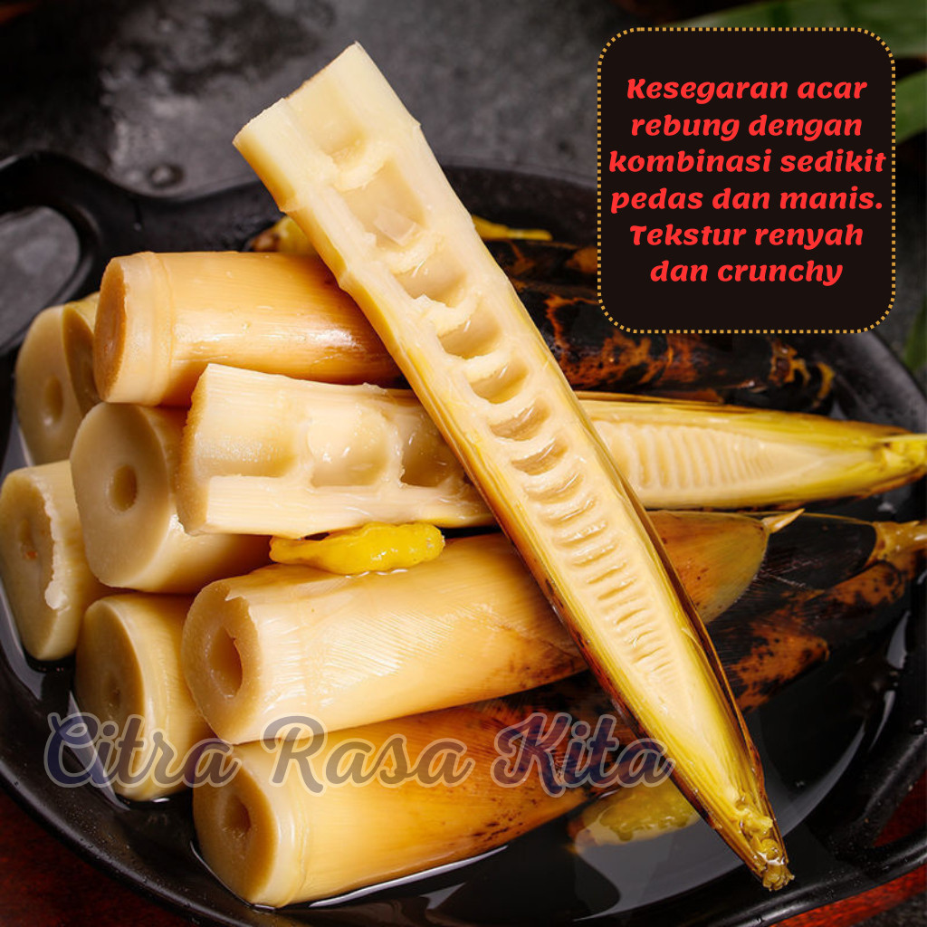 

Acar Rebung Kupas Dengan Tangan Makanan Cemilan Viral China Bambu Muda