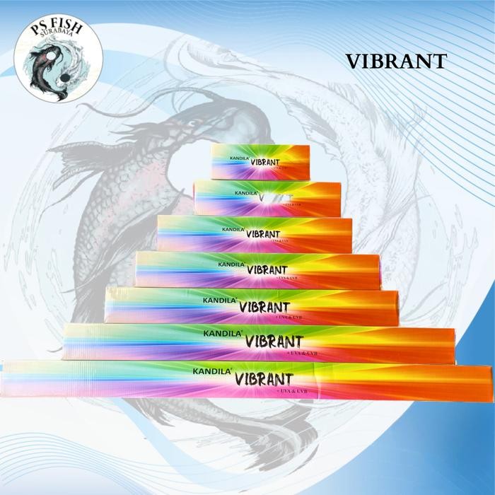 PREMIUM Kandila Vibrant Lampu LED Aquarium Ikan Aquascape UVA UVB