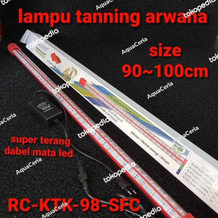 PREMIUM LAMPU LED TANNING ARWANA 4D KONTES QUALITY RECENT 98 SCF