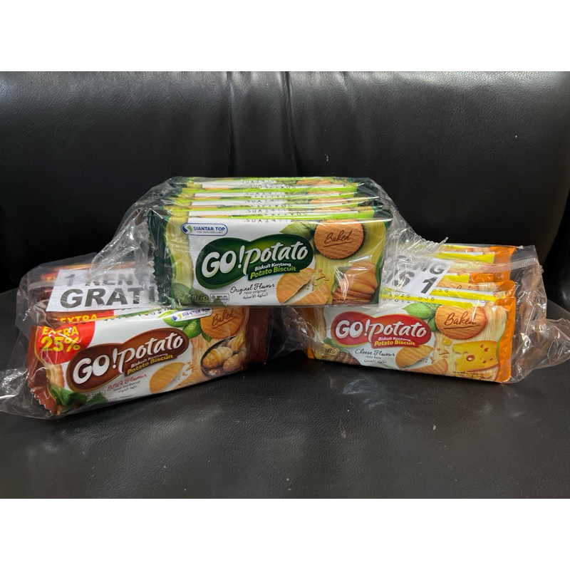 

Brio Potato Biskuit Kentang 17gr x 10 Pcs