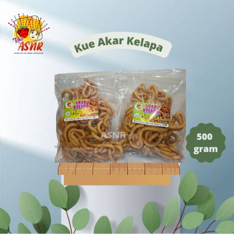 

Kue Akar Kelapa Mpok Nur 1/2 kg