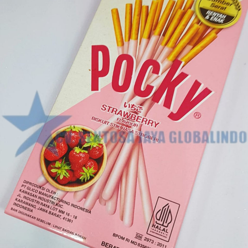 

Pocky 47 gr [7 Rasa] Chocolate Strawberry Double Choco Matcha Choco Banana Cookies Cream Summer
