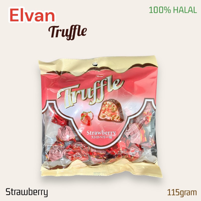 

ELVAN TRUFFLE CHOCOLATE 115g Ready Semua Varian Rasa