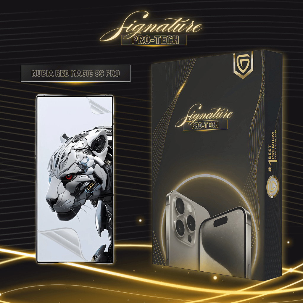 UniPhon SIGNATURE PRO-TECH - Premium Anti-Scratch Protector for Nubia Red Magic 8S Pro / Screen Guar