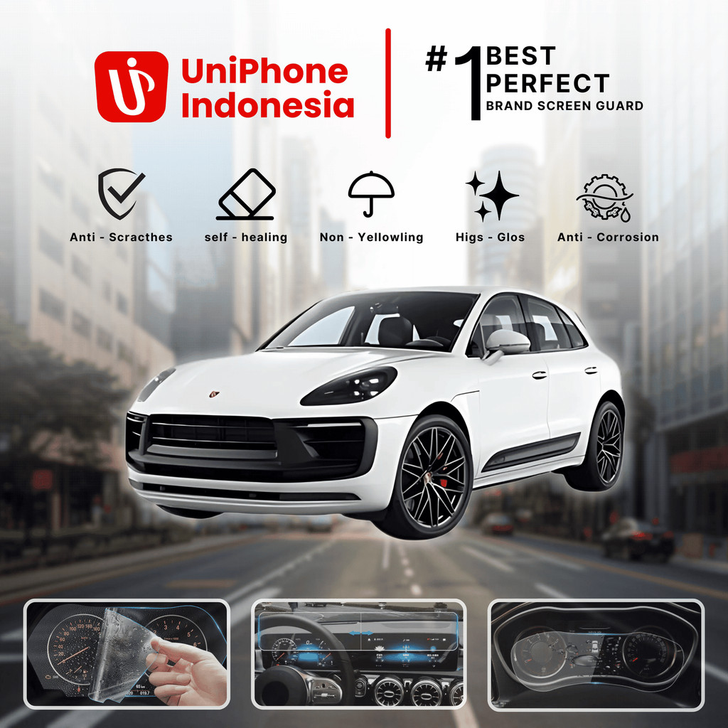 UniPhon EPU BIO GENESIS Hydrogel for Porsche Macan / Screen Guard (Nanotech+ 100% Recycle) Premium H
