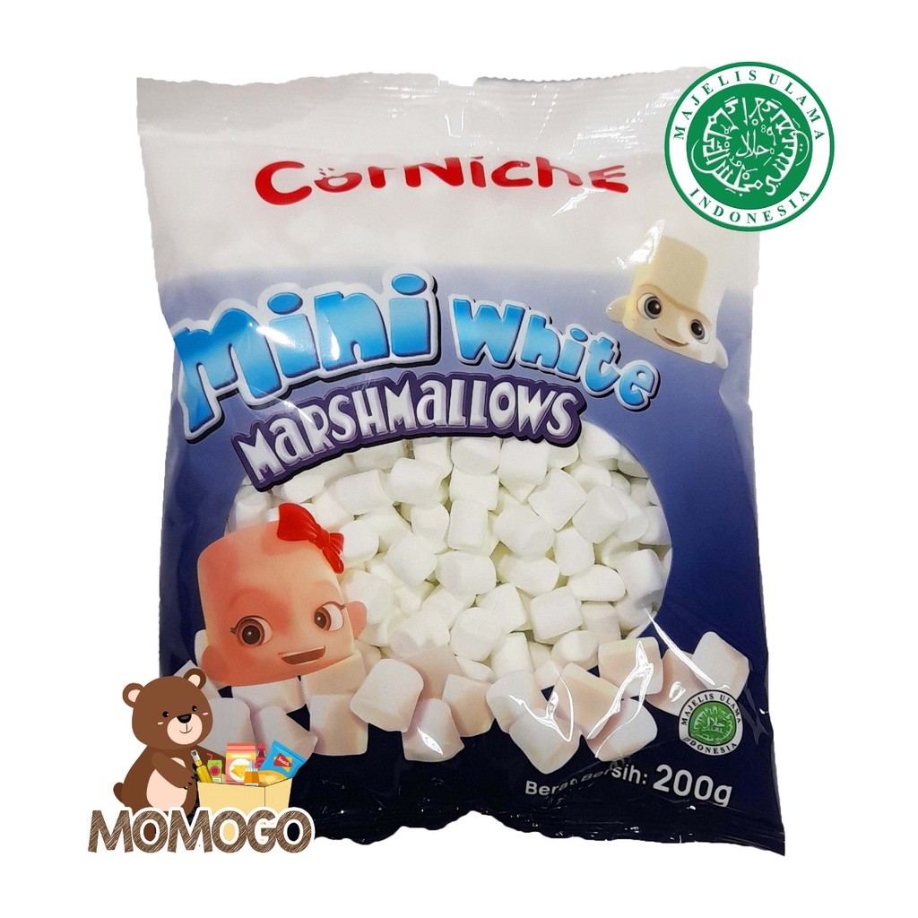 

CORNICHE MINI WHITE MARSHMALLOW 200GR