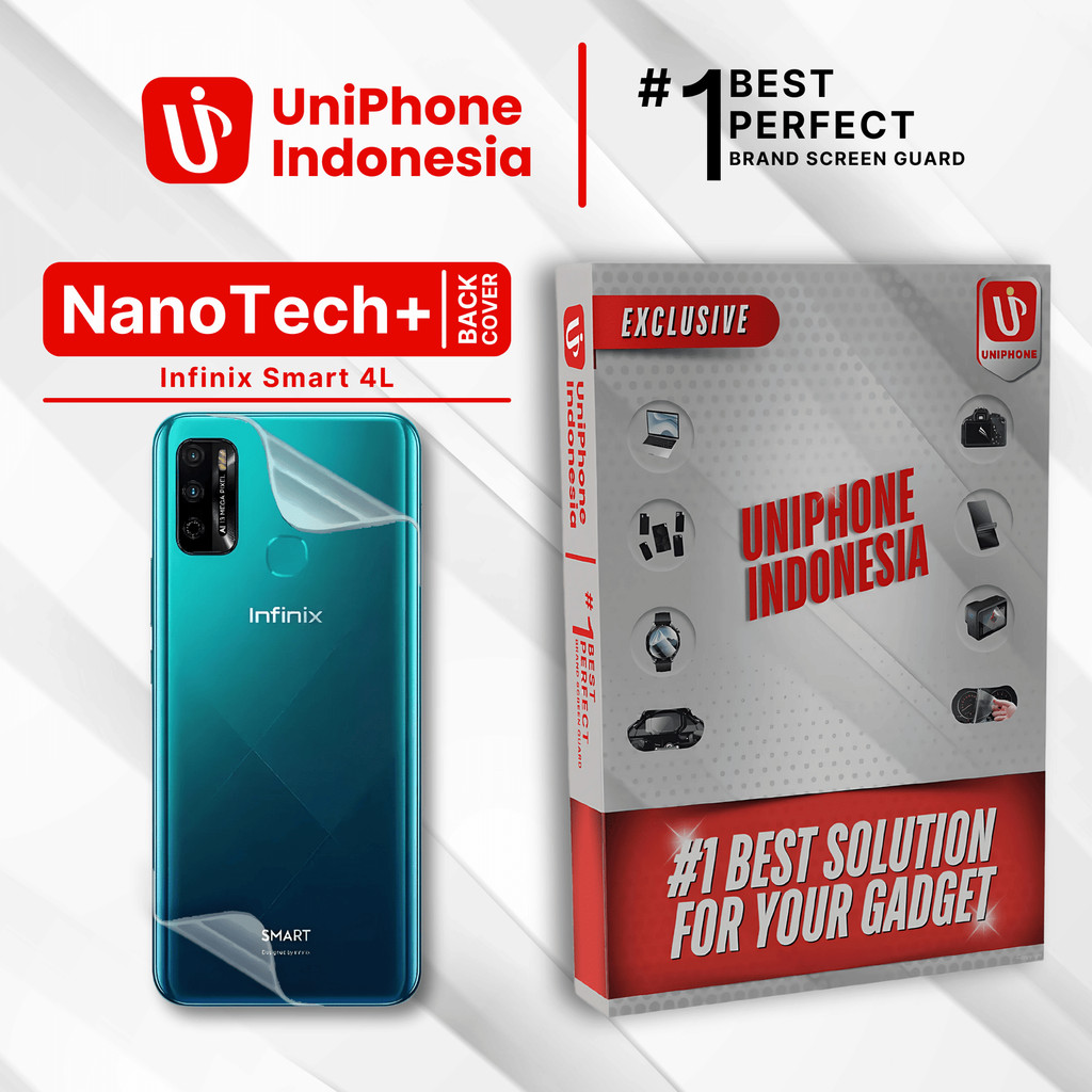 UniPhon EPU BIO GENESIS Hydrogel for Infinix Smart 4L / Back Cover Guard (Nanotech+ 100% Recycle) Pr