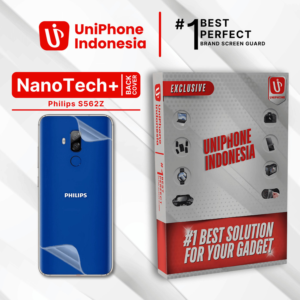 UniPhon EPU BIO GENESIS Hydrogel for Philips S562Z / Back Cover Guard (Nanotech+ 100% Recycle) Premi