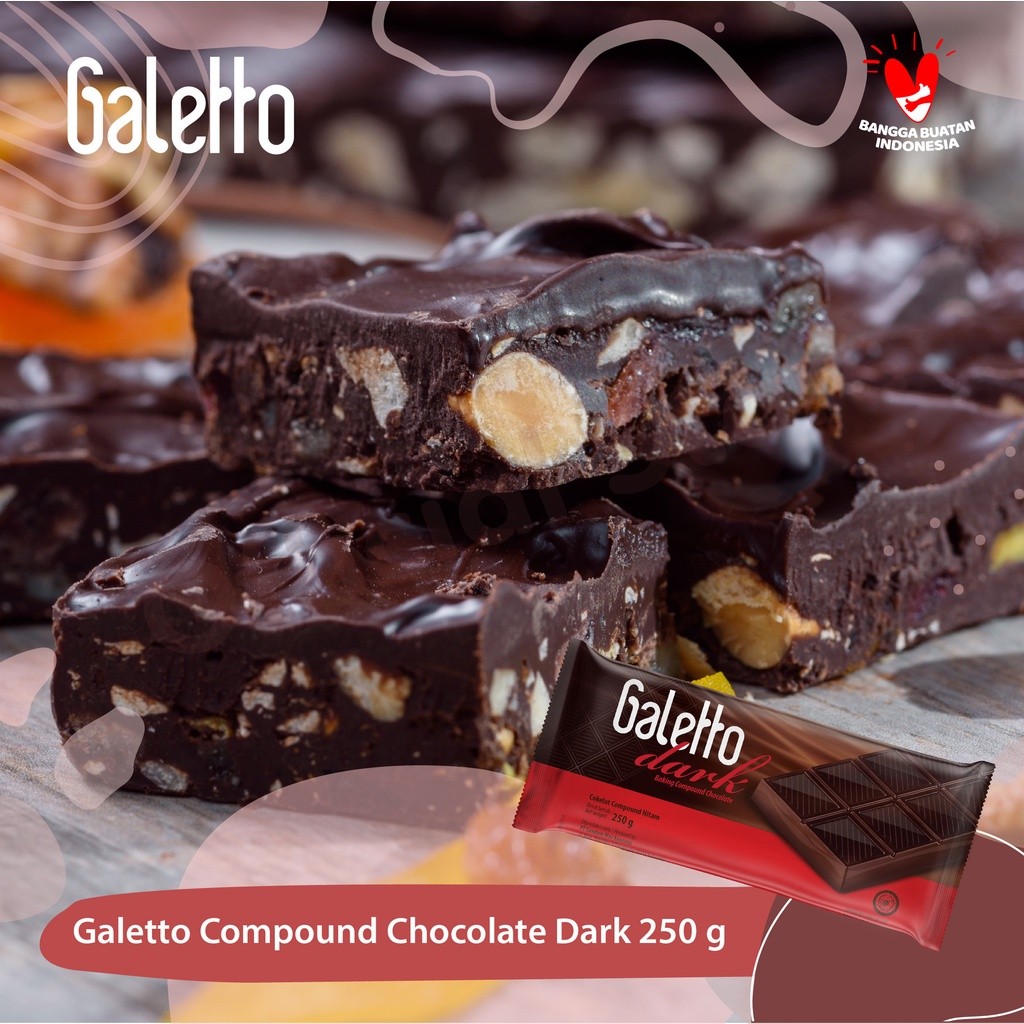 

GALETTO DARK CHOCOLATE 250gr