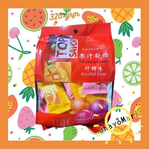 

Enjoy Permen jeli Aneka rasa buah / Mix Fruit jelly candy 320grm 40pcs