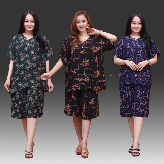 PREMIUM setelan kulot jumbo/daster jumbo/baju tidur/baju santai/batik
