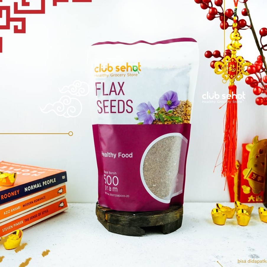 

Club Sehat Brown Flaxseed 500gr Biji Rami