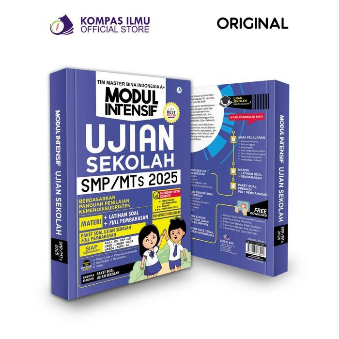 

SALE US SMP BUKU MODUL INTENSIF UJIAN SEKOLAH SMP/MTS 2025 SUPERLENGKAP READY