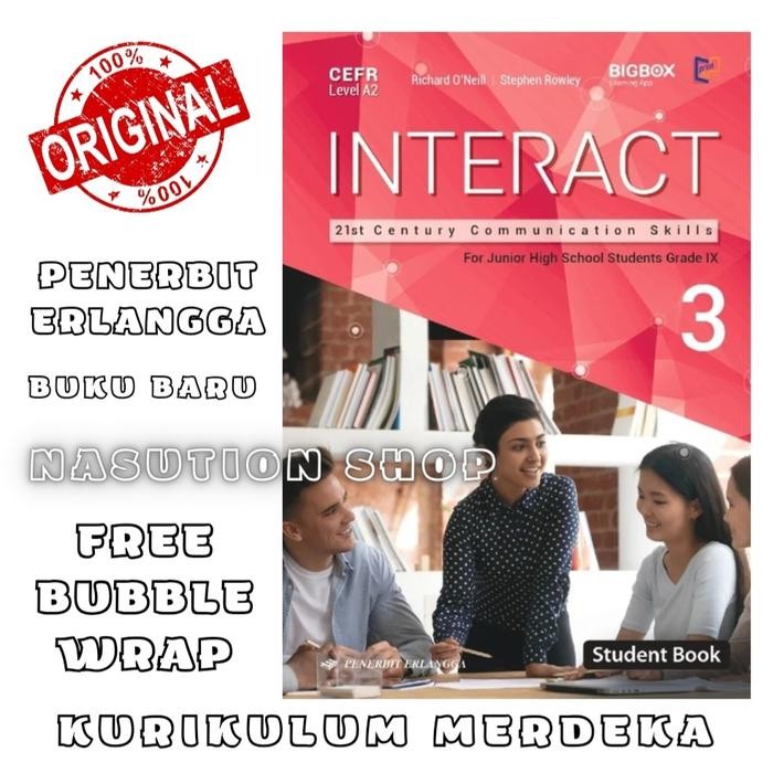 

PROMO BUKU INTERACT ENGLISH KELAS 3 / 9 VIII SMP ERLANGGA STUDENT BOOK ORI READY