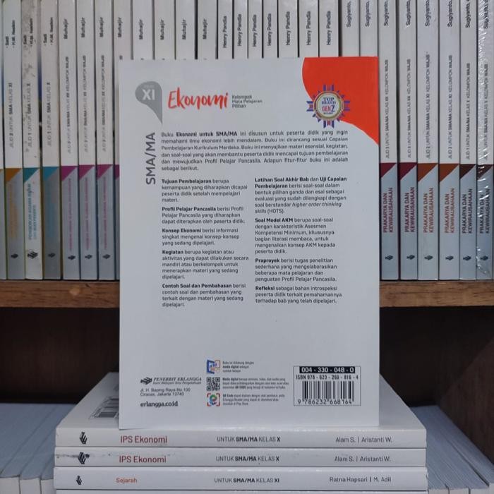 

TERBARU!!! BUKU EKONOMI KELAS 2 XI 11 SMA KURIKULUM MERDEKA ALAM S. ERLANGGA READY