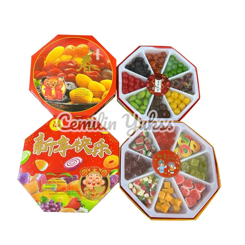

Pak Chen Kuo Manisan Campur Imlek Permen Jelly Aneka Rasa 500g Manisan Aneka Buah 600g Manisan Buah