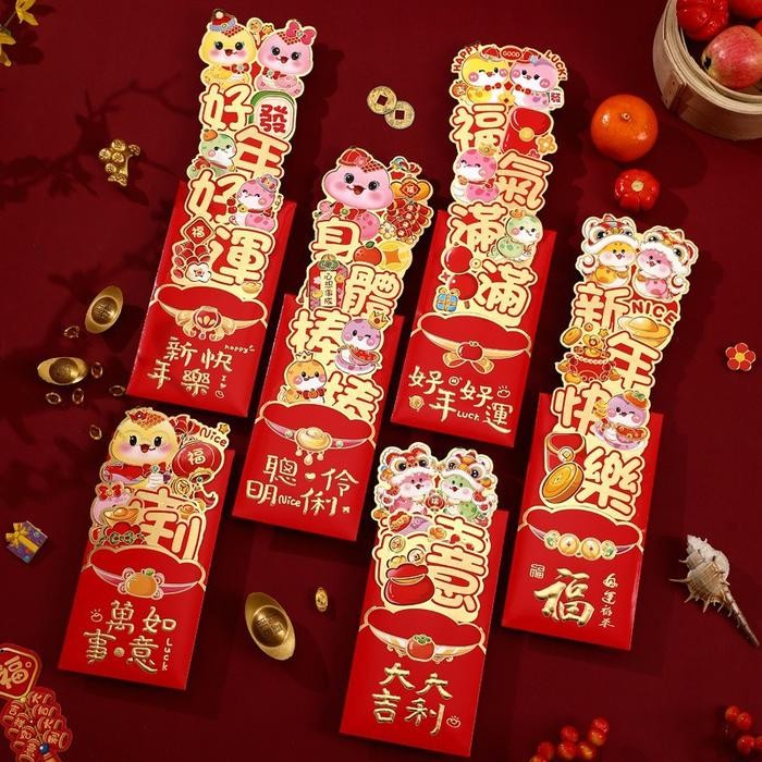 

paling diminati] NEW 2025 Angpao Tarik Imlek 3D Premium Angpau Lucu Viral Murah Kado Souvenir Anak