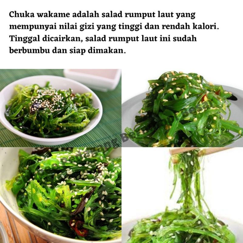 

Chuka Wakame Share Size 250gr Salad Rumput Laut