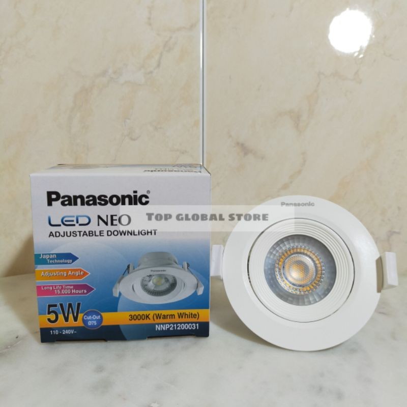 LAMPU SPOTLIGHT PANASONIC 5WATT LED/COB (WARNA KUNING)