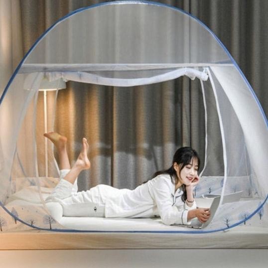 HOT PROMO KELAMBU TENDA KELAMBU LIPAT KELAMBU NYAMUK KELAMBU TIDUR JUMBO 160 X 220 / 220X220 KELAMBU