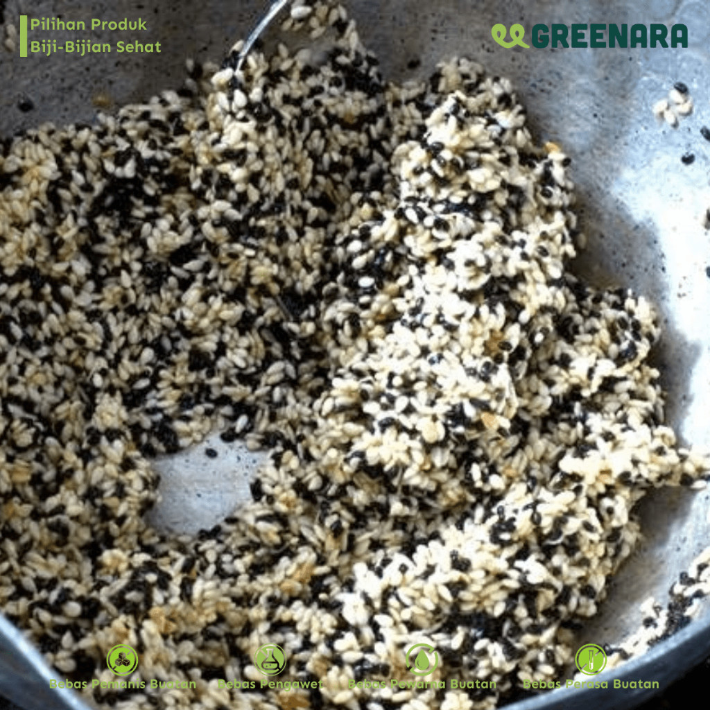 

Greenara - Wijen Panggang Campur 100gr / Roasted Mixed Sesame