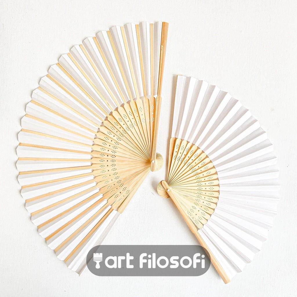 

Kipas Lipat Kertas Putih Polos Lukis